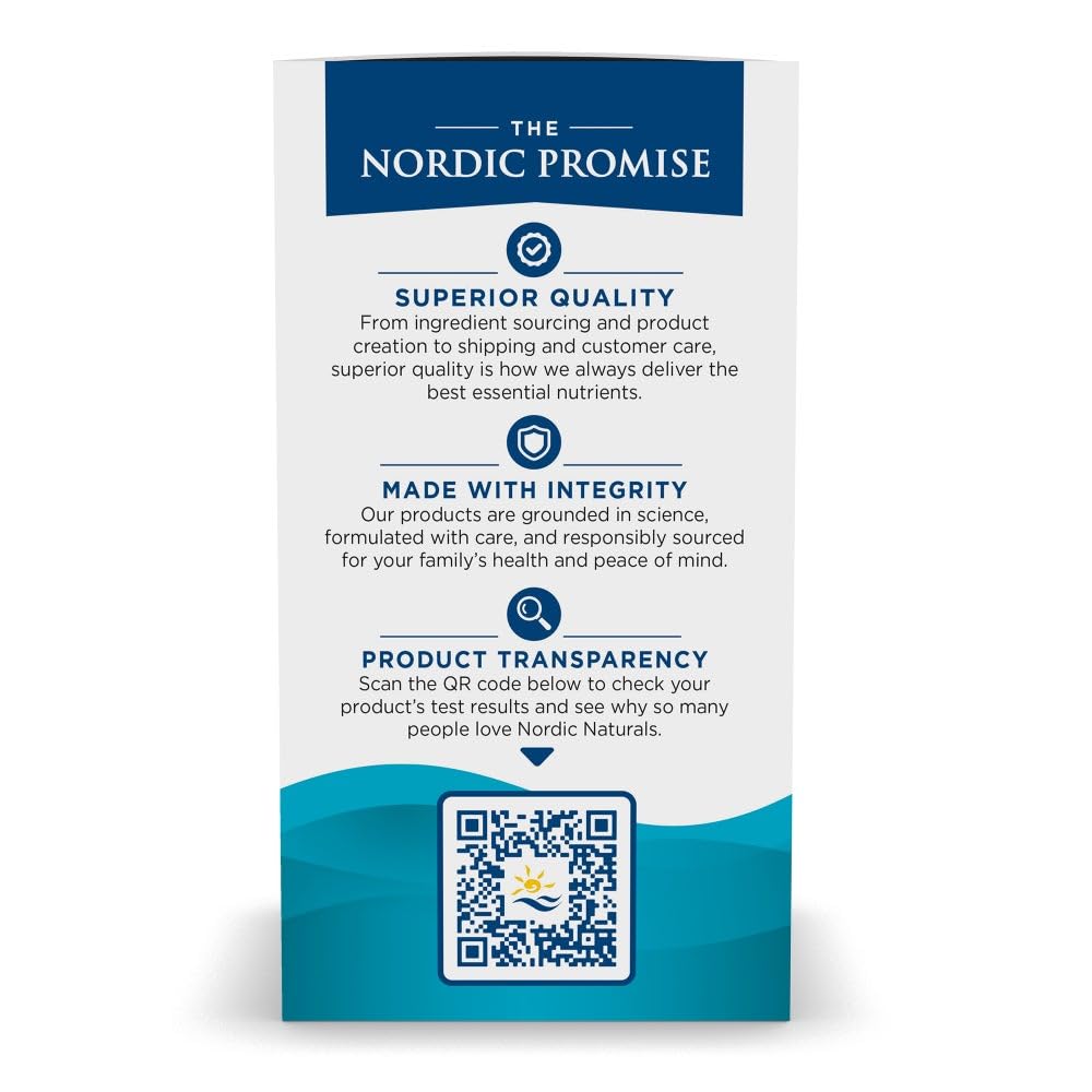 Nordic Naturals Ultimate Omega Mini D3, Lemon Flavor - 60 Mini Soft Gels - 1120 mg Omega-3 + 1000 IU Vitamin D3 - EPA & DHA - Promotes Brain & Heart Health - 30 Servings - TrustMedUSA