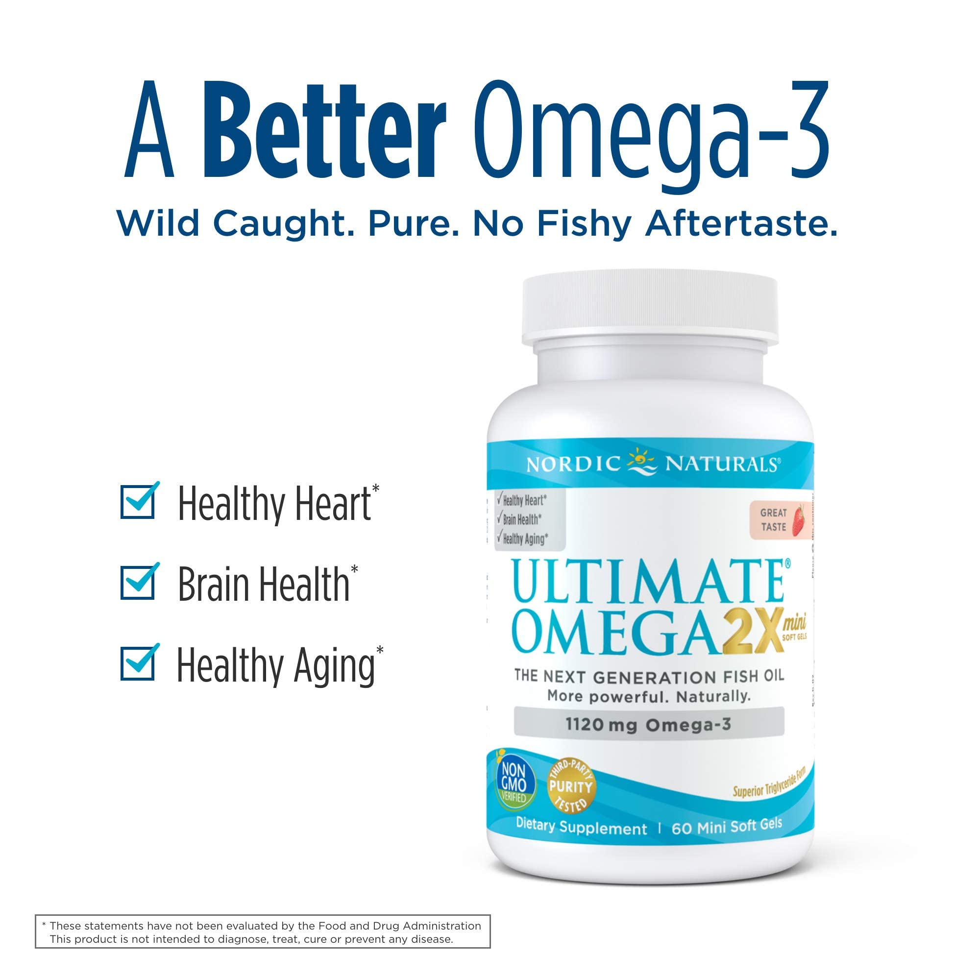 NORDIC NATURALS Ultimate Omega Minis, 60 CT - TrustMedUSA
