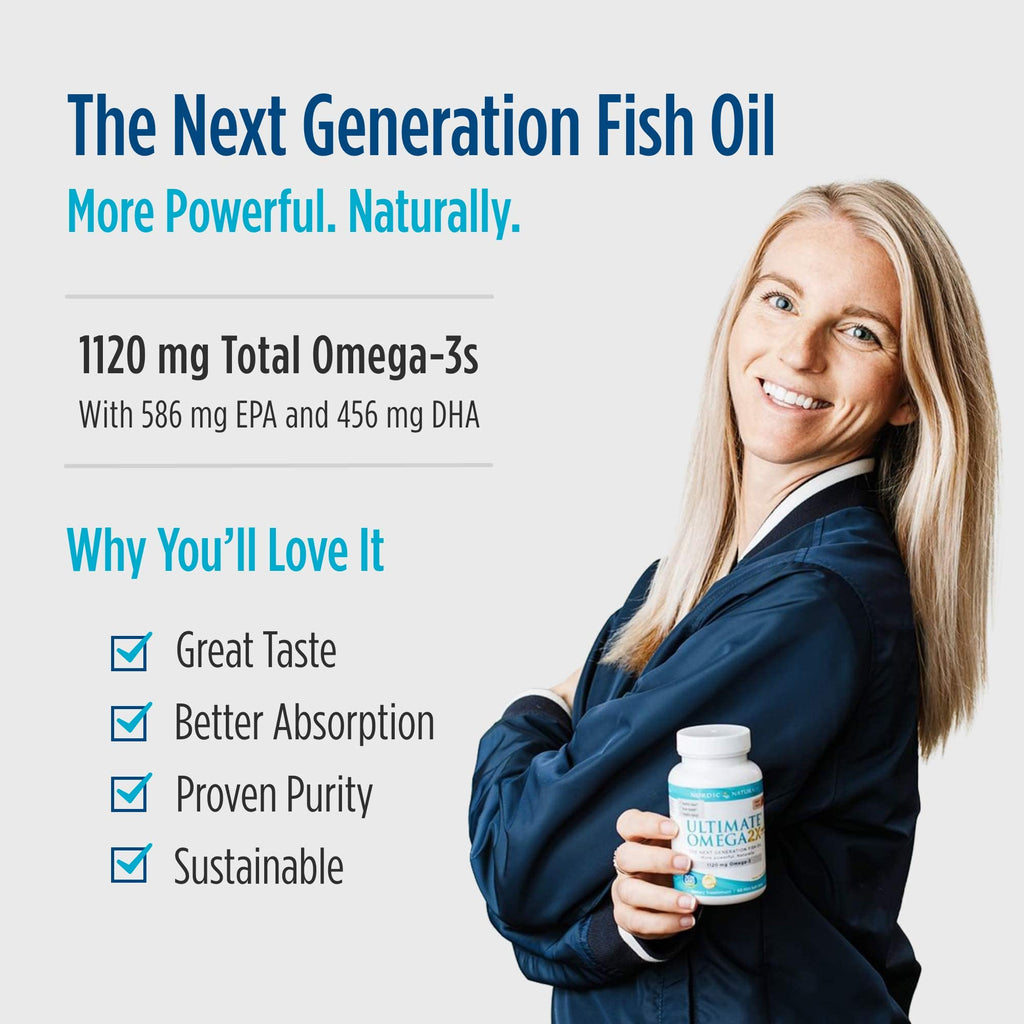 NORDIC NATURALS Ultimate Omega Minis, 60 CT - TrustMedUSA