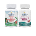 Nordic Naturals Vegan Probiotic Gummies Bundle - Zero Sugar Kids Probiotic Gummies - Strawberry Watermelon Flavor - 30 Gummies, Zero Sugar Probiotic Gummies - Strawberry Watermelon Flavor - 40 Gummies - TrustMedUSA