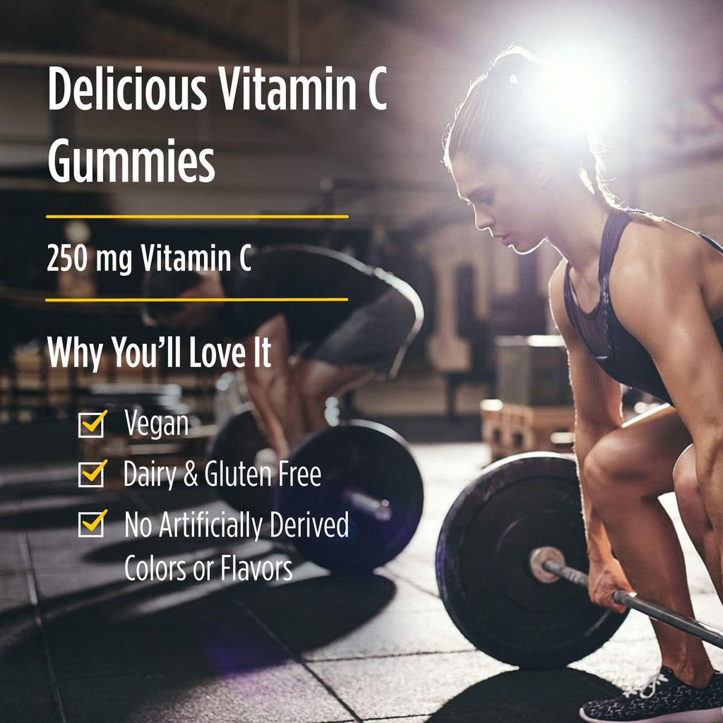 Nordic Naturals Vitamin C Gummies Sport, Tart Tangerine - 120 Gummies - 250 mg Vitamin C - Antioxidant Protection - NSF Certified - Non-GMO, Vegan - 60 Servings - TrustMedUSA