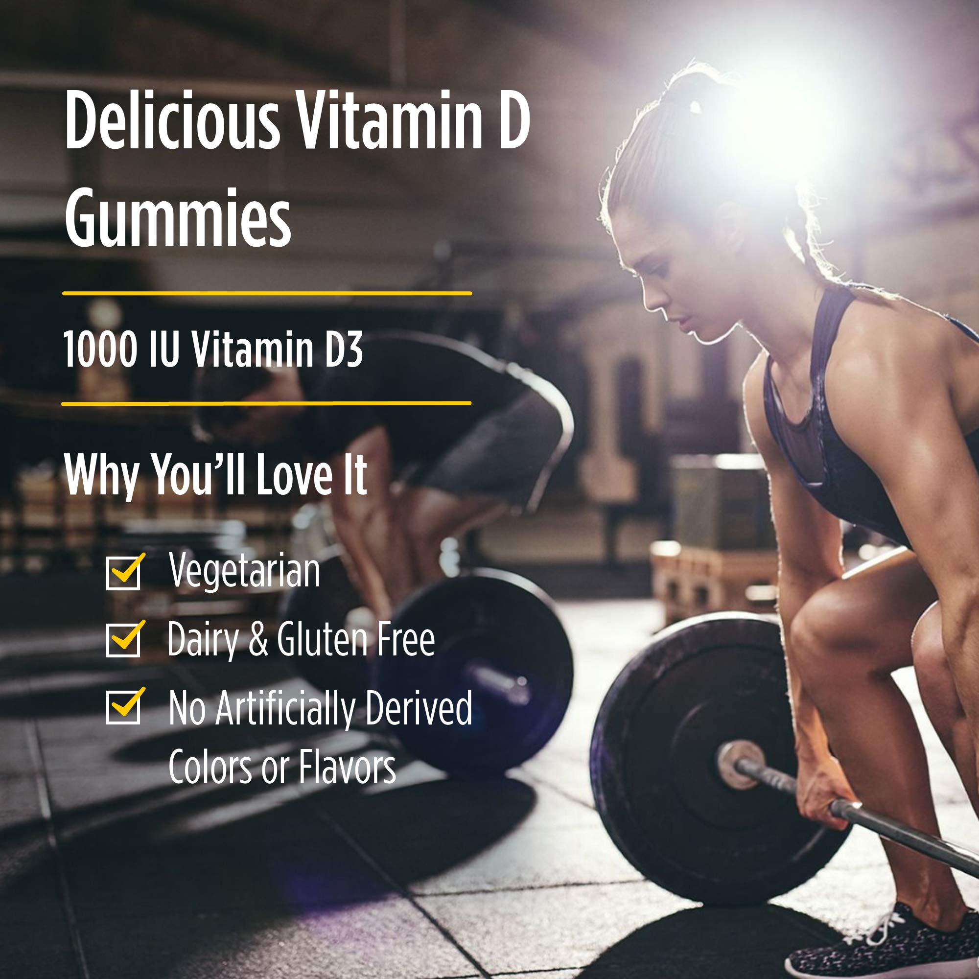 Nordic Naturals Vitamin D3 Gummies Sport, Wild Berry - 120 Gummies - 1000 IU Vitamin D3 - NSF Certified - Healthy Bones, Mood & Immune System Function - Non-GMO - 120 Servings - TrustMedUSA