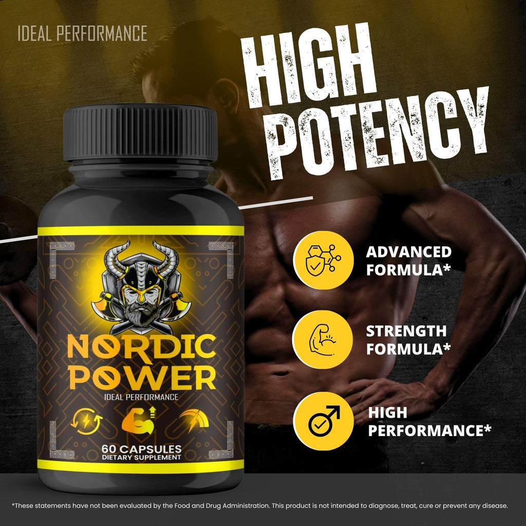 Nordic Power Pills, Official Nordic Power Capsules - Maximum Strength Energy, Stamina and Performance, Premium Formula to Support Overall Well-Being, Natural NordicPower Pastillas Review (2 Pack) - TrustMedUSA