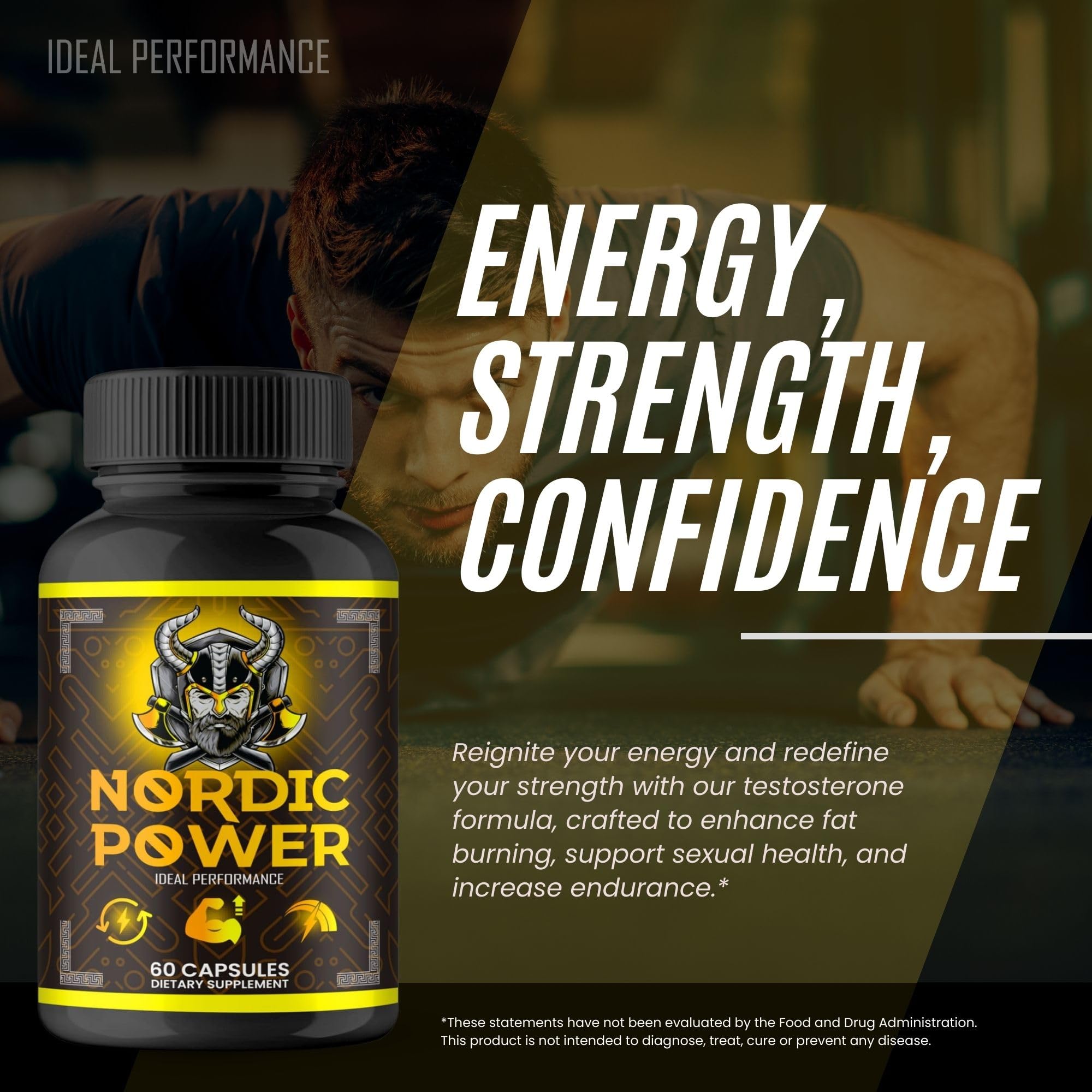 Nordic Power Pills, Official Nordic Power Capsules - Maximum Strength Energy, Stamina and Performance, Premium Formula to Support Overall Well-Being, Natural NordicPower Pastillas Review (2 Pack) - TrustMedUSA