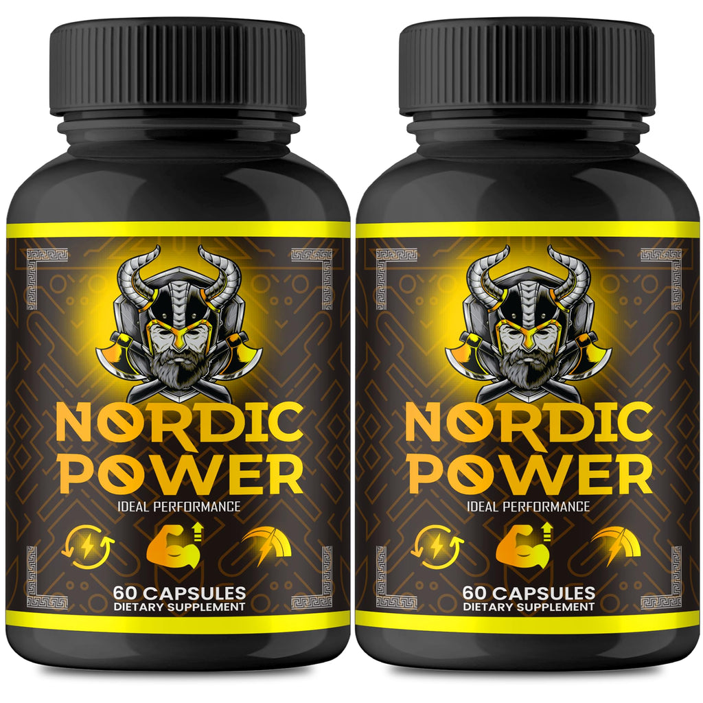 Nordic Power Pills, Official Nordic Power Capsules - Maximum Strength Energy, Stamina and Performance, Premium Formula to Support Overall Well-Being, Natural NordicPower Pastillas Review (2 Pack) - TrustMedUSA
