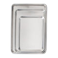 Nordic Ware Naturals 3 Piece Set - USA Made Aluminum Commercial Quality Sheet Pan for Baking or Roasting, Encapsulated Galvanized Steel Rim Prevents Warping; Half Sheet, Jelly Roll and Quarter Sheet - TrustMedUSA