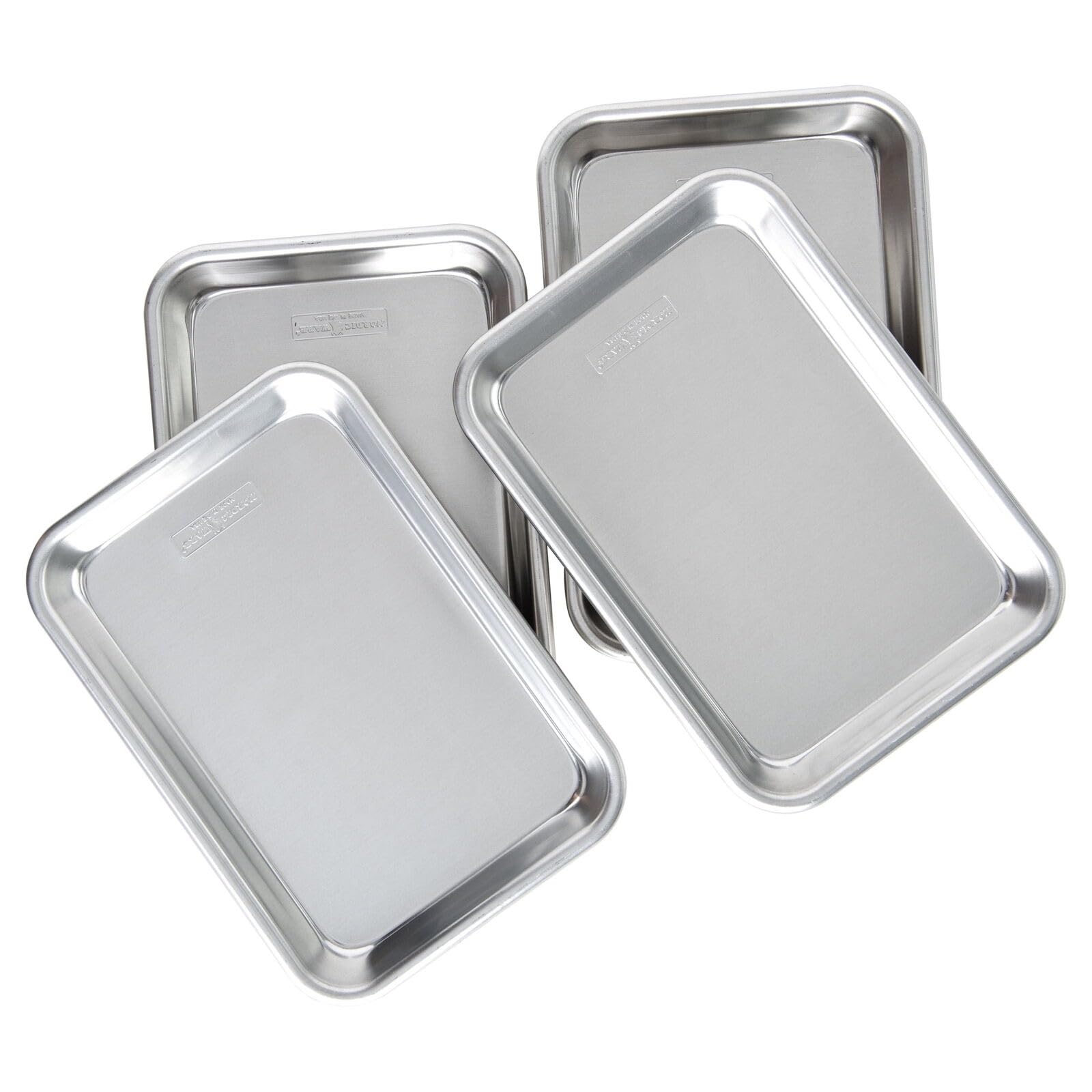 Nordic Ware Naturals Aluminum Half Sheet Pans, 4-pack - TrustMedUSA