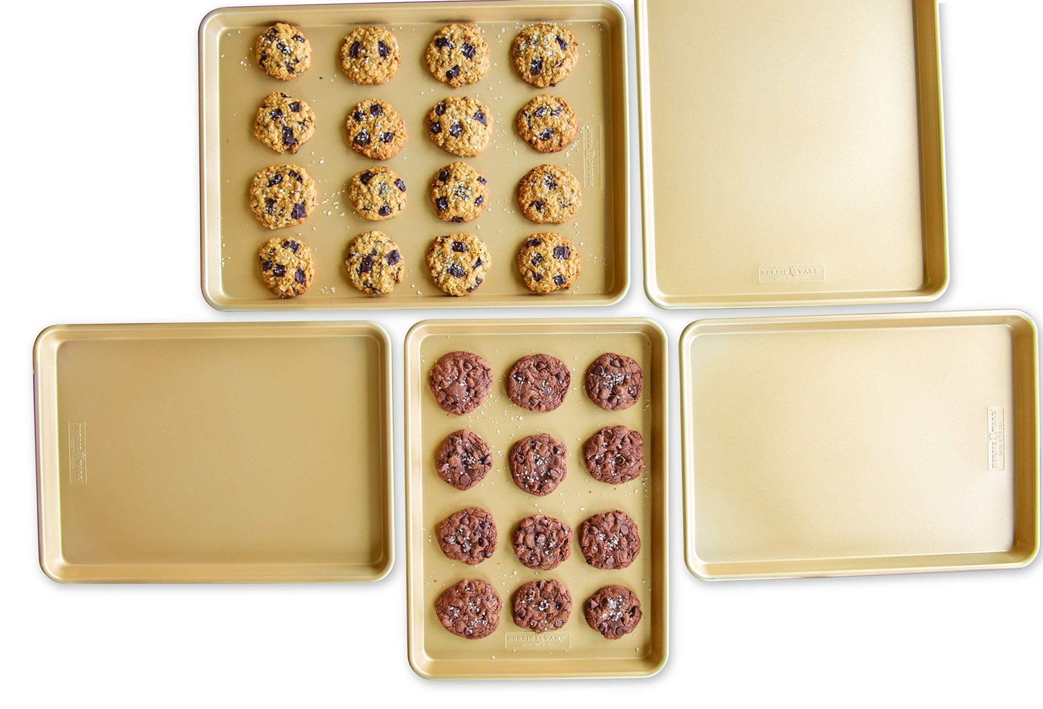 Nordic Ware Naturals Aluminum NonStick Baker's Half Sheet 13" x 18" - TrustMedUSA