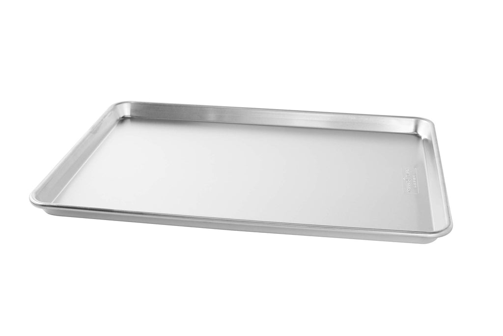 Nordic Ware Naturals Extra Large, 21 x 15 inch Baking Set - USA Made Aluminum Commercial Quality Pan for Baking or Roasting, Encapsulated Galvanized Steel Rim Prevents Warping, 2pk Big Sheet - TrustMedUSA