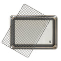Nordic Ware Naturals Half Sheet Pan, Deluxe Silicone Liner and Cooling Rack, Cookie or Roasting Bakers Set - TrustMedUSA