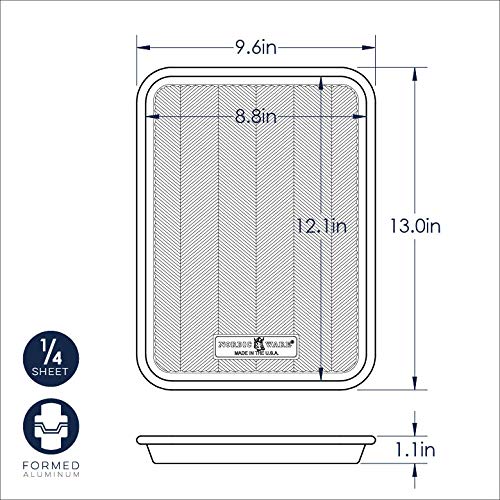 Nordic Ware Prism Baking Quarter Sheet, Natural - TrustMedUSA