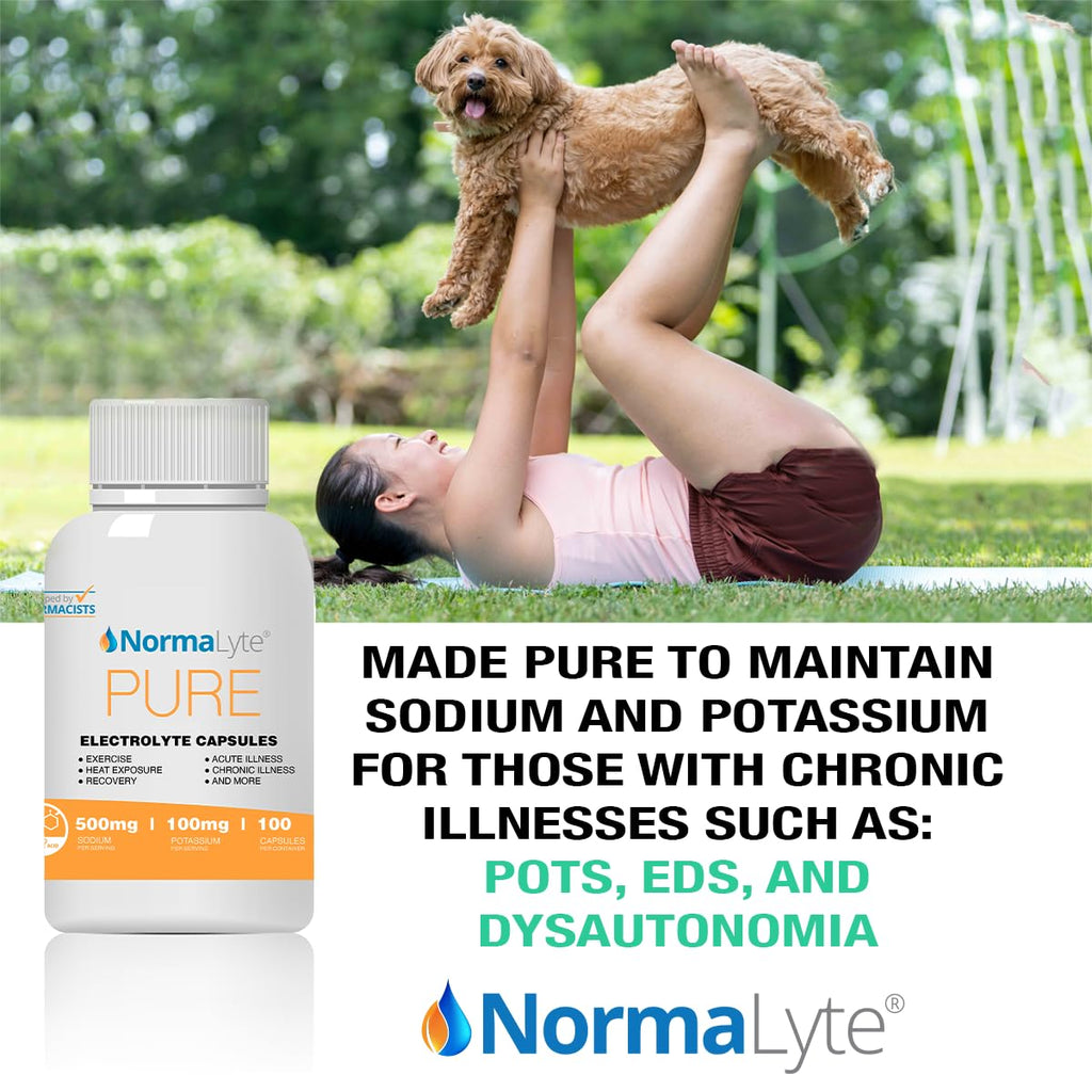 NormaLyte Electrolyte Capsules - Replenish Electrolytes for Peak Performance - Hydration Salt Pills with Essential Minerals for Energy Boost, and Muscle Recovery - 100ct/Bottle - TrustMedUSA