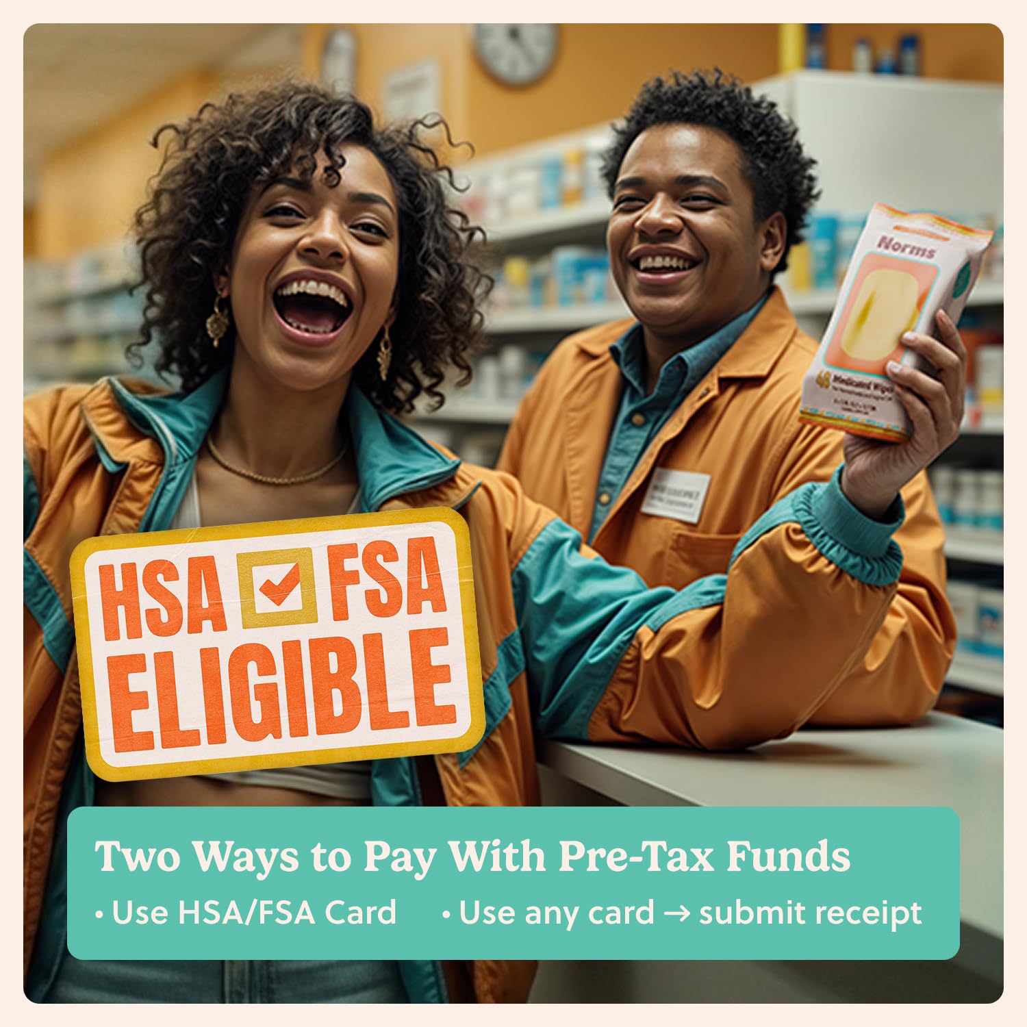 Norms Medicated Hemorrhoid Wipes with Witch Hazel and Aloe, Soothing Flushable Wipes for Itching, Burning & Swelling Relief, Hypoallergenic & Fragrance Free - 48ct (Pack of 1) - TrustMedUSA