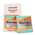 Norms Squeezies Lidocaine Hemorrhoid Cream, Discreet Single Use Travel Packets, 5% Lidocaine, Phenylephrine, Aloe and Glycerin – Numbing, Soothing & Swelling Relief On the Go, 5 Count - TrustMedUSA