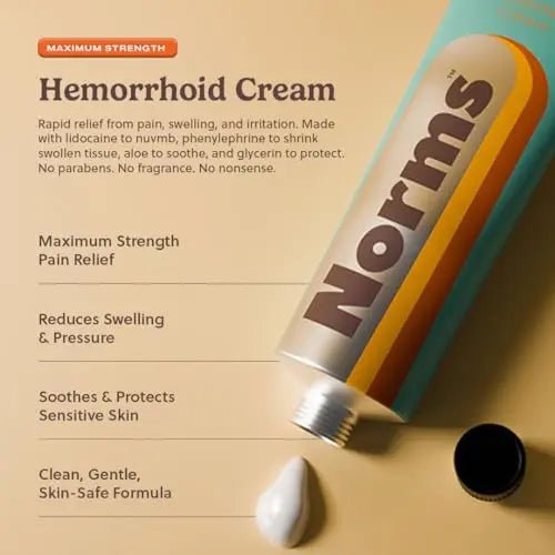 Norms The Full Hemorrhoid Treatment Bundle Medicated Wipes, Touch-Free Spray, and 5% Lidocaine Cream to Relieve Painful Itching, Burning & Swelling – Complete Hemorrhoid Care System - TrustMedUSA