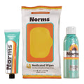 Norms The Full Hemorrhoid Treatment Bundle Medicated Wipes, Touch-Free Spray, and 5% Lidocaine Cream to Relieve Painful Itching, Burning & Swelling – Complete Hemorrhoid Care System - TrustMedUSA