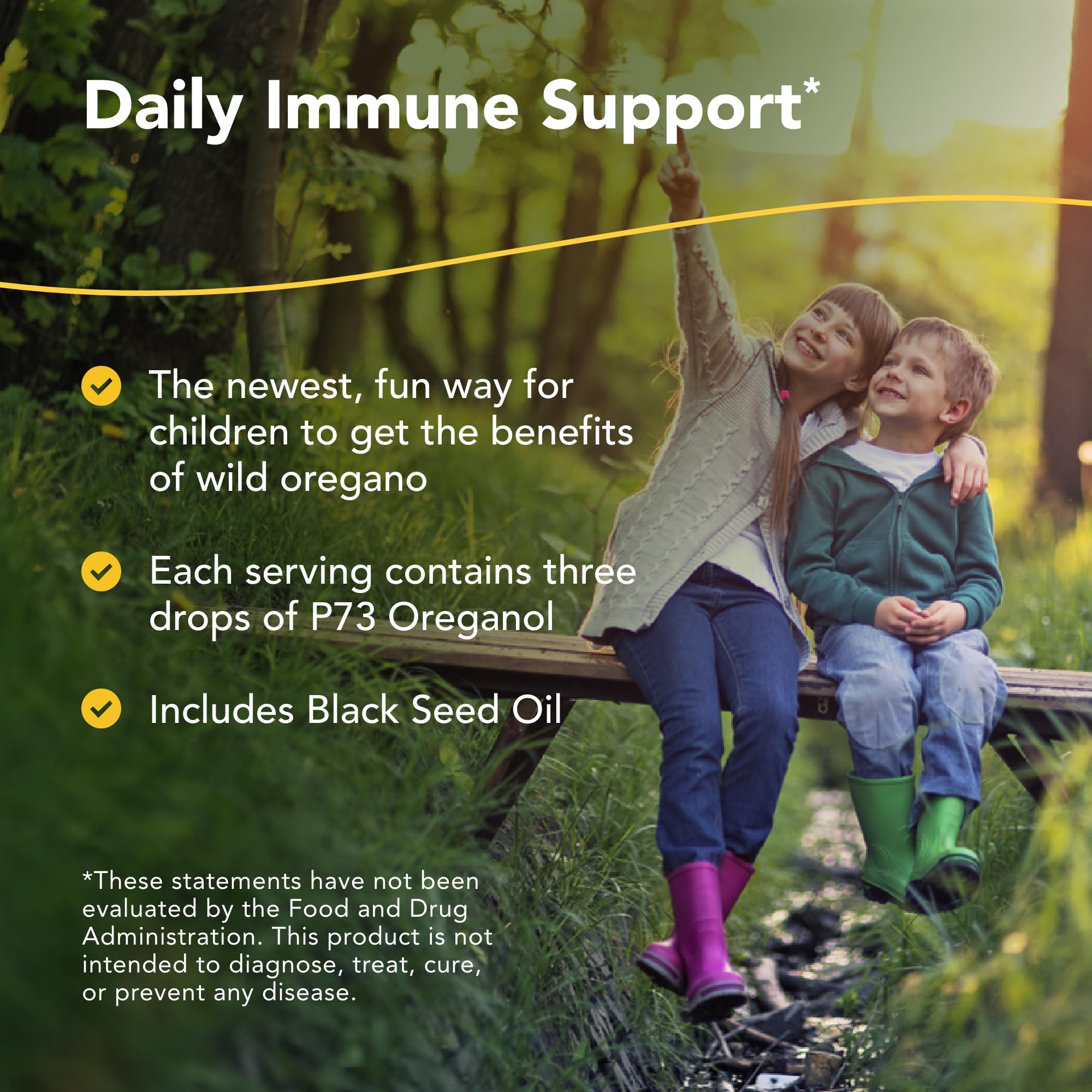 NORTH AMERICAN HERB & SPICE kid-e-kare Yummy Gummy Cherry Bears - 60 Real Cherry Gummies - Daily Immune Support for Children - With P73 Oreganol & Black Seed Oil - Non-GMO - 30 Servings - TrustMedUSA