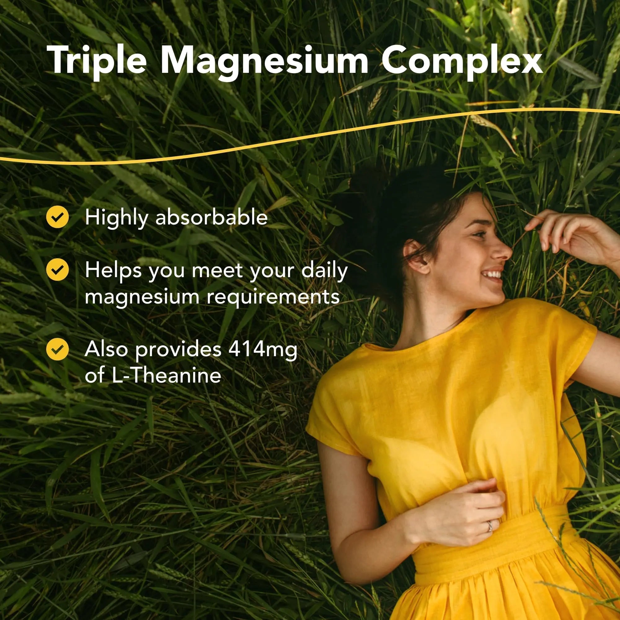 NORTH AMERICAN HERB & SPICE PurelyMin - 90 Vegi Caps - Highly Absorbable Magnesium Complex + L-Theanine - 30 Servings - TrustMedUSA