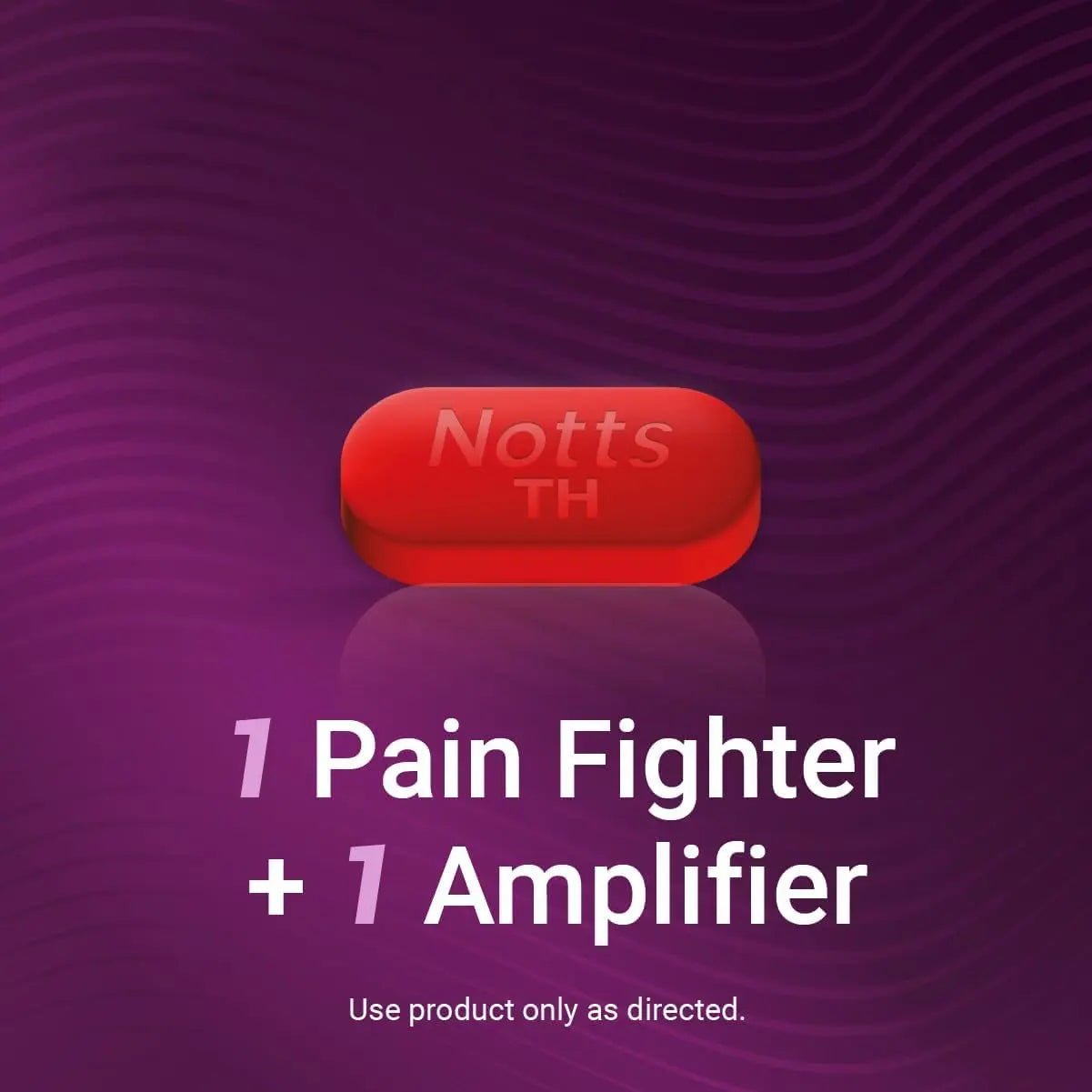 NOTTS Tension Headache Relief Without Aspirin for Head, Neck & Shoulder Pain - 100 Count, Acetaminophen 500 mg Caffeine 65 mg Caplets, for Aches Caused by Tension and Stress. Headache Relief caplets - TrustMedUSA