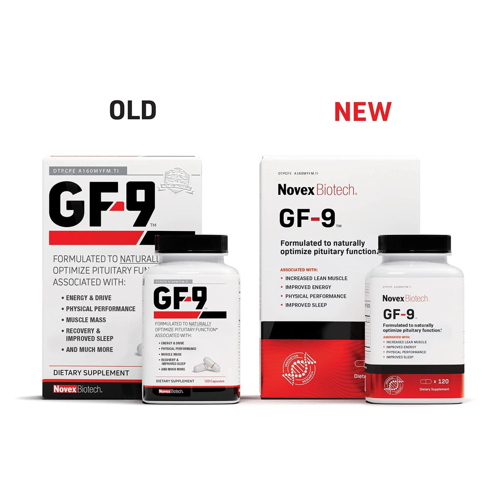 Novex Biotech GF-9 – HGH Boosting Supplement for Men - Workout Supple - TrustMedUSA