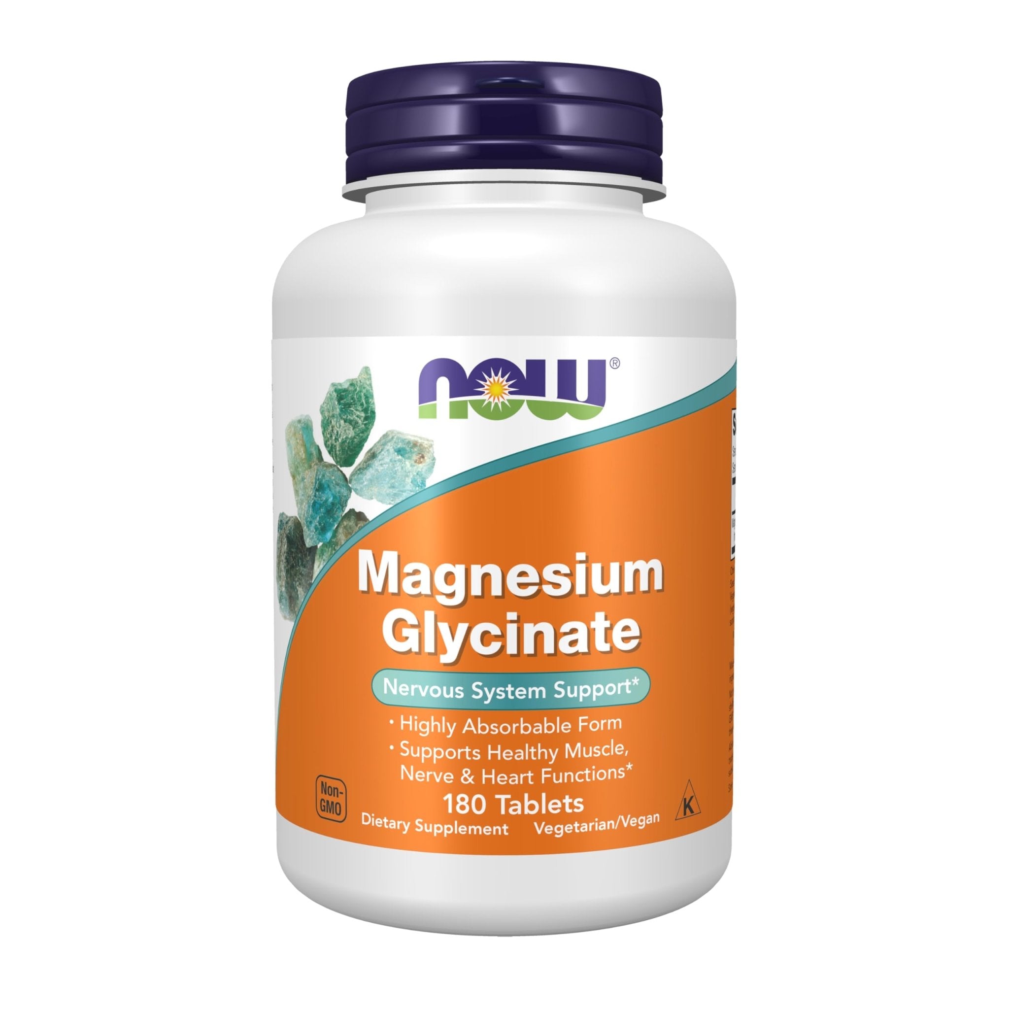 NOW Foods Supplements, Magnesium Glycinate 100 mg, Highly Absorbable Form, 180 Tablets - TrustMedUSA