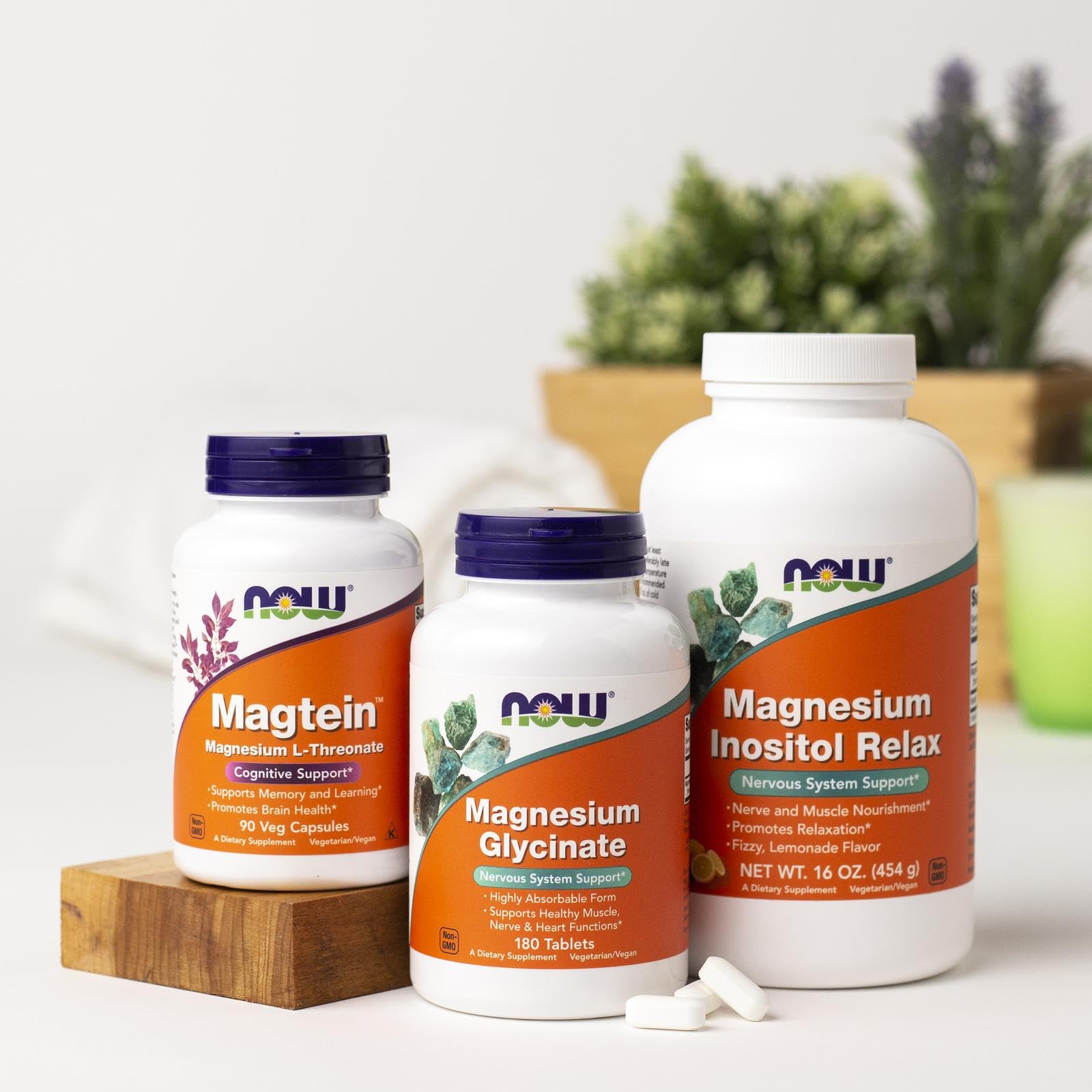 NOW Foods Supplements, Magnesium Glycinate 100 mg, Highly Absorbable Form, 180 Tablets - TrustMedUSA