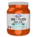 NOW Sports Nutrition, Whey Protein Isolate, 25 g With BCAAs, Unflavored Powder - TrustMedUSA