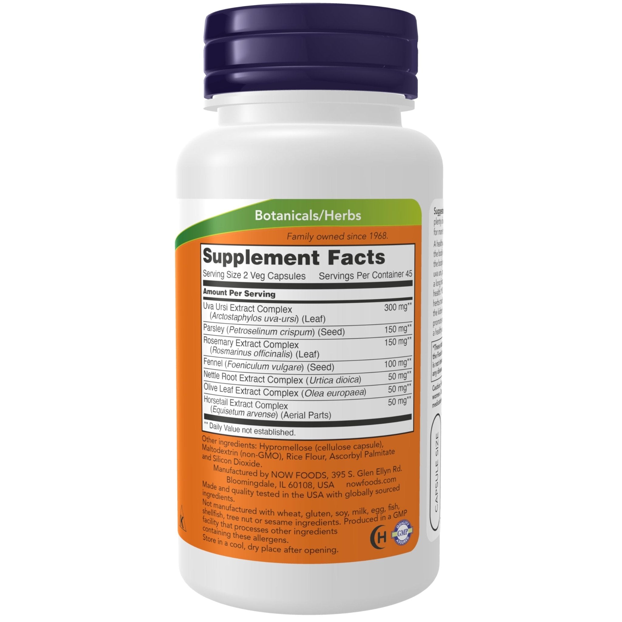 NOW Supplements, Kidney Cleanse with Uva Ursi, Parsley Seed, Fennel, and Horsetail, 90 Veg Capsules - TrustMedUSA