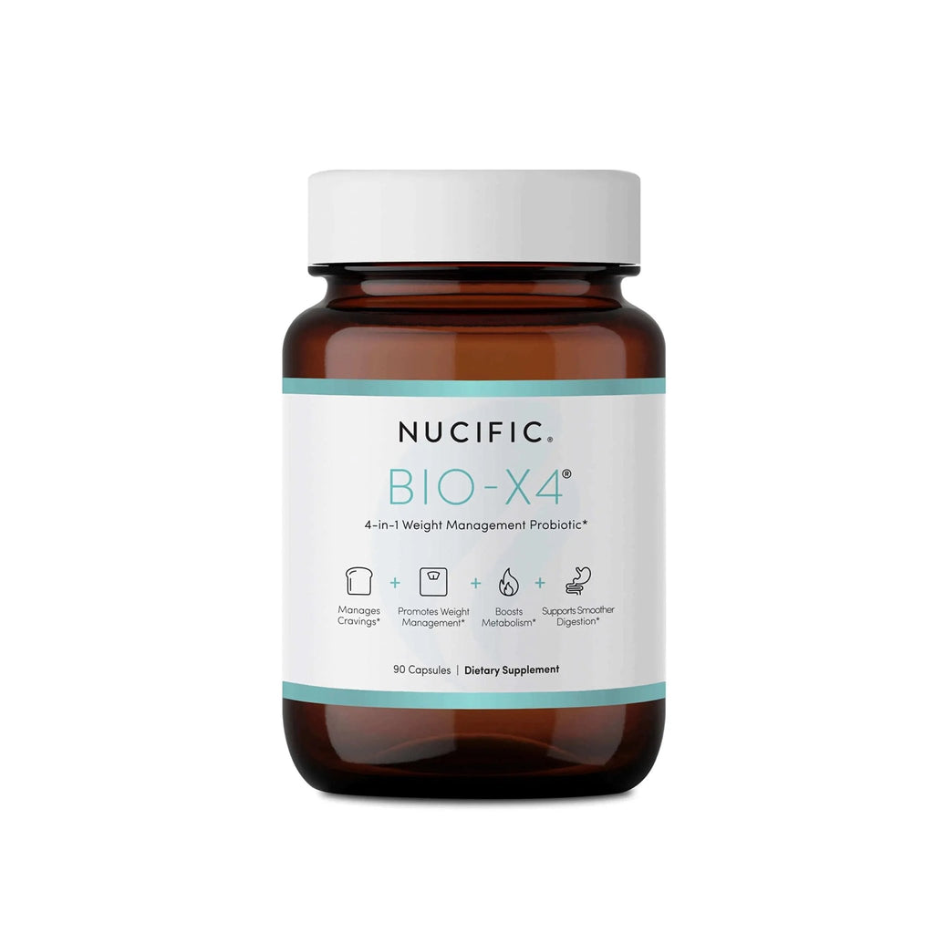 Nucific® Bio-X4 4-in-1 Weight Management Probiotic Supplement, 90 Count. - TrustMedUSA