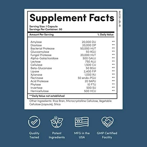 Nucific Digestive Enzyme Supplement to Support Digestion and Nutrient Bioavailability - TrustMedUSA