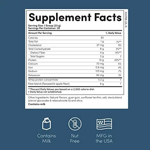 Nucific® PrebioBoost™ Daily Prebiotic Protein Powder, 16.2 Ounce - TrustMedUSA