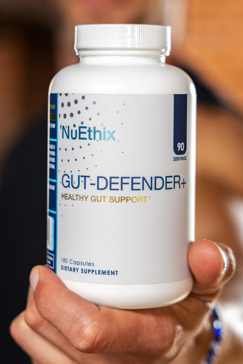 NuEthix Formulations Gut Defender+ Microbiome Balance Dietary Supplement, 180 Capsules, 90 Servings - TrustMedUSA