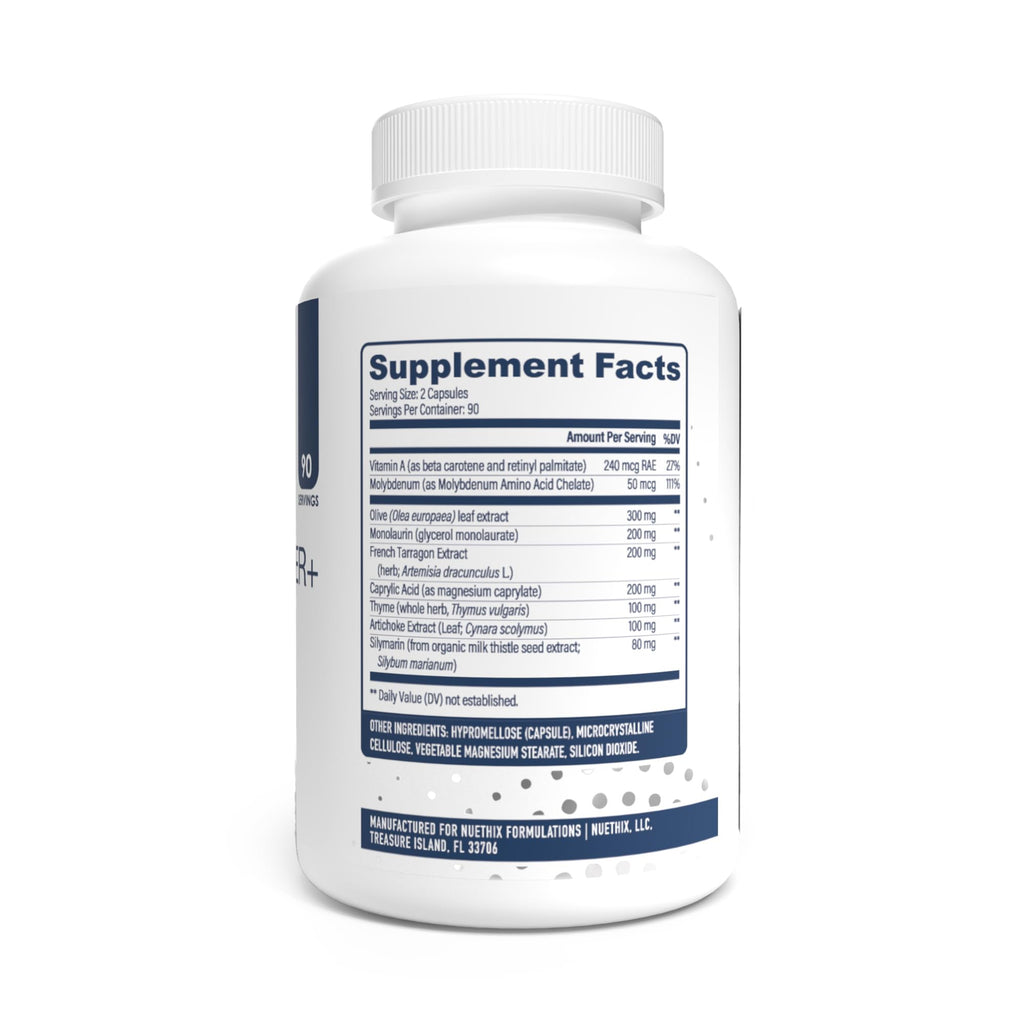 NuEthix Formulations Gut Defender+ Microbiome Balance Dietary Supplement, 180 Capsules, 90 Servings - TrustMedUSA