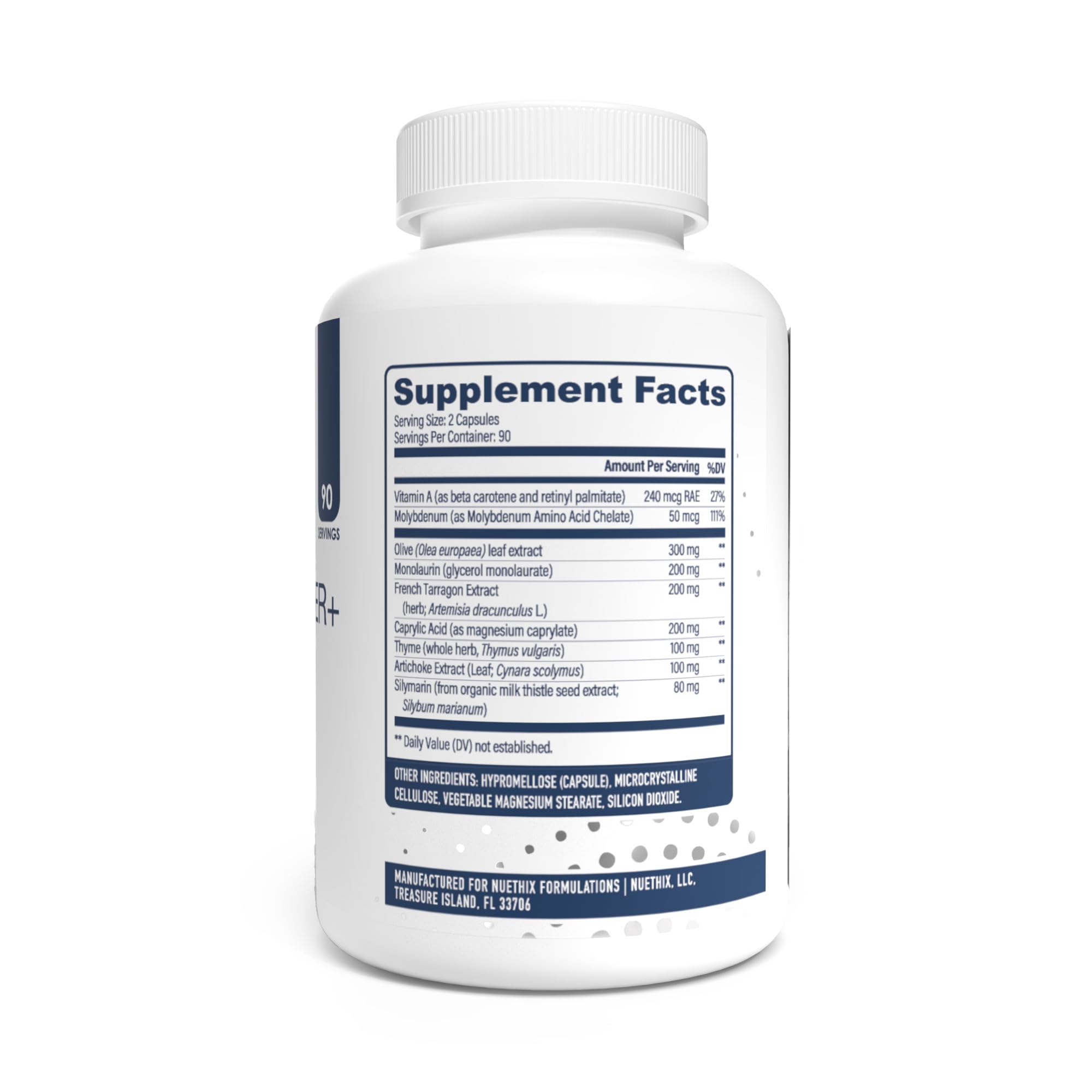 NuEthix Formulations Gut Defender+ Microbiome Balance Dietary Supplement, 180 Capsules, 90 Servings - TrustMedUSA