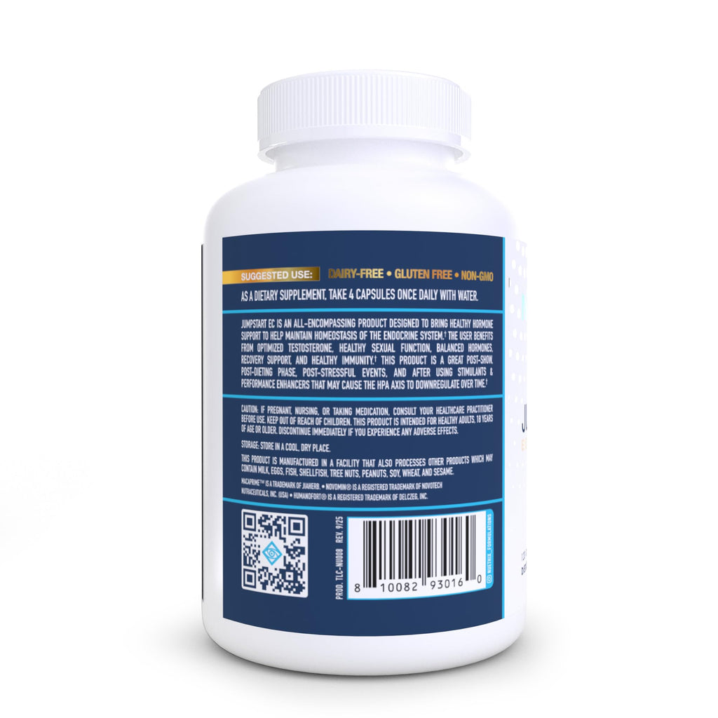 NuEthix Formulations Jumpstart EC, Endocrine System Homeostasis Dietary Supplement, 120 Capsules - TrustMedUSA