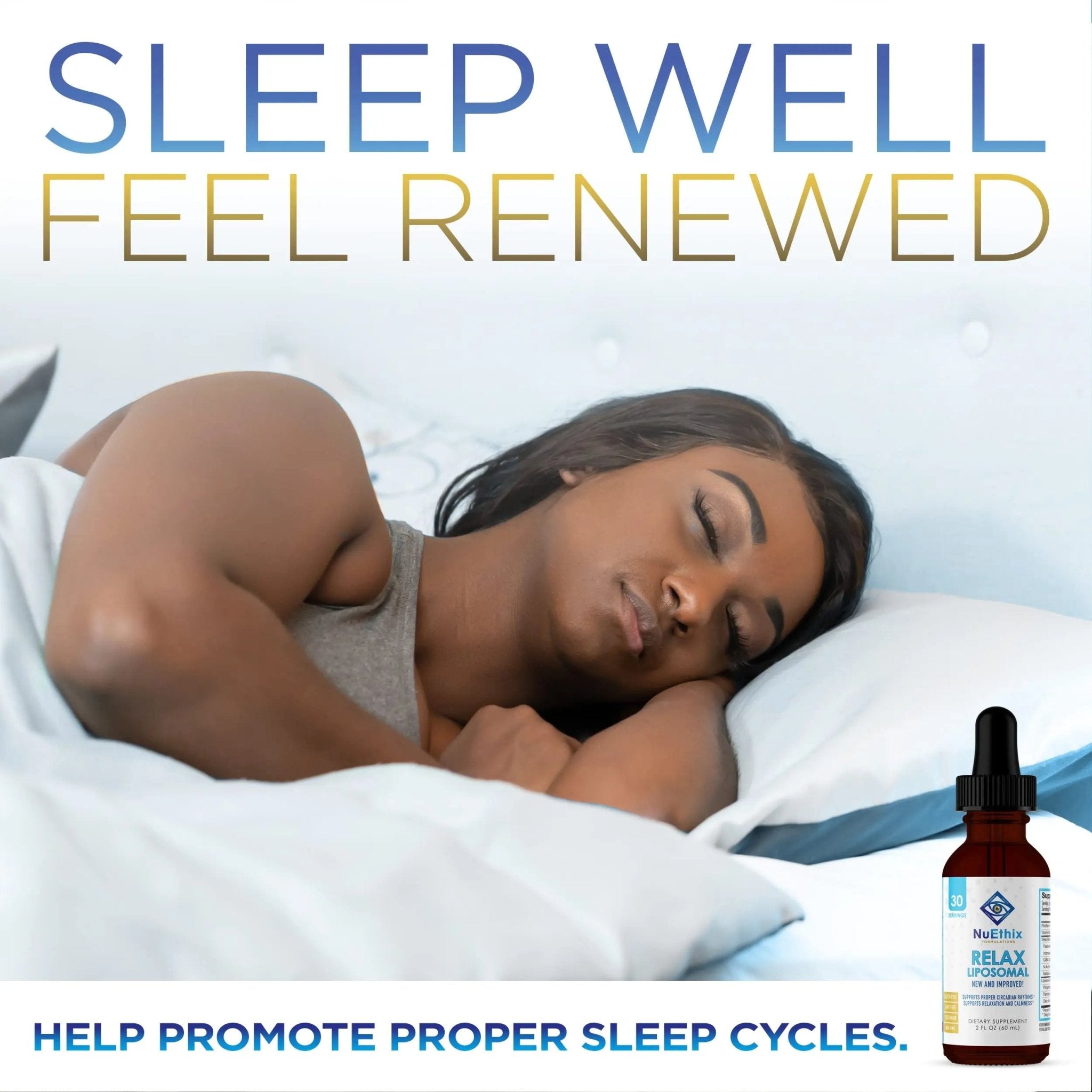 NuEthix Formulations Relaxation Supplement Bundle: Cort-Eaze Cortisol-Control Supplement, 60 Capsules, 30 Servings and Relax Liposomal, 2 Fluid Ounces, 30 Servings - TrustMedUSA
