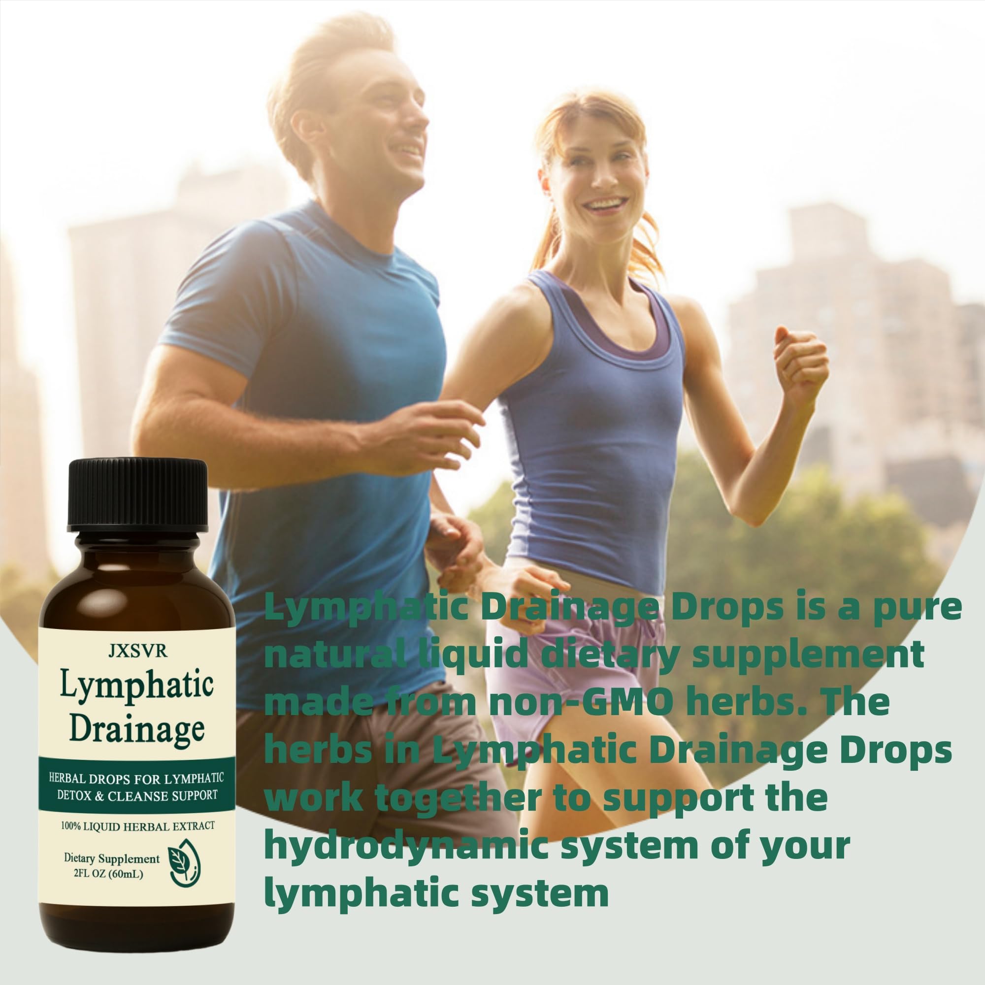 Nuflos Lymphatic Drainage Drops, Lymphatic Drainage Massager& Supplements, 2 Fl. Oz-Herbal Blend-Lymph System Support, Lymphatic Drainage, Immune System & Detox - Maple Wellness Supplements