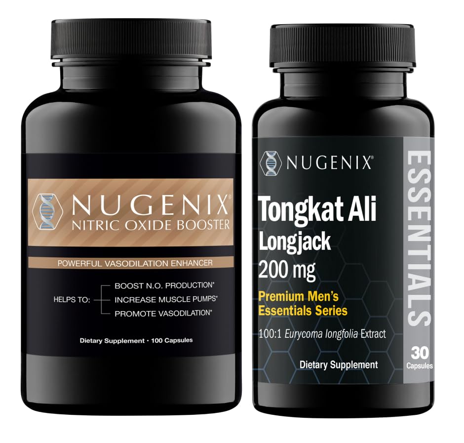 Nugenix Nitric Oxide Booster Tongkat Ali Supplements Bundle - TrustMedUSA