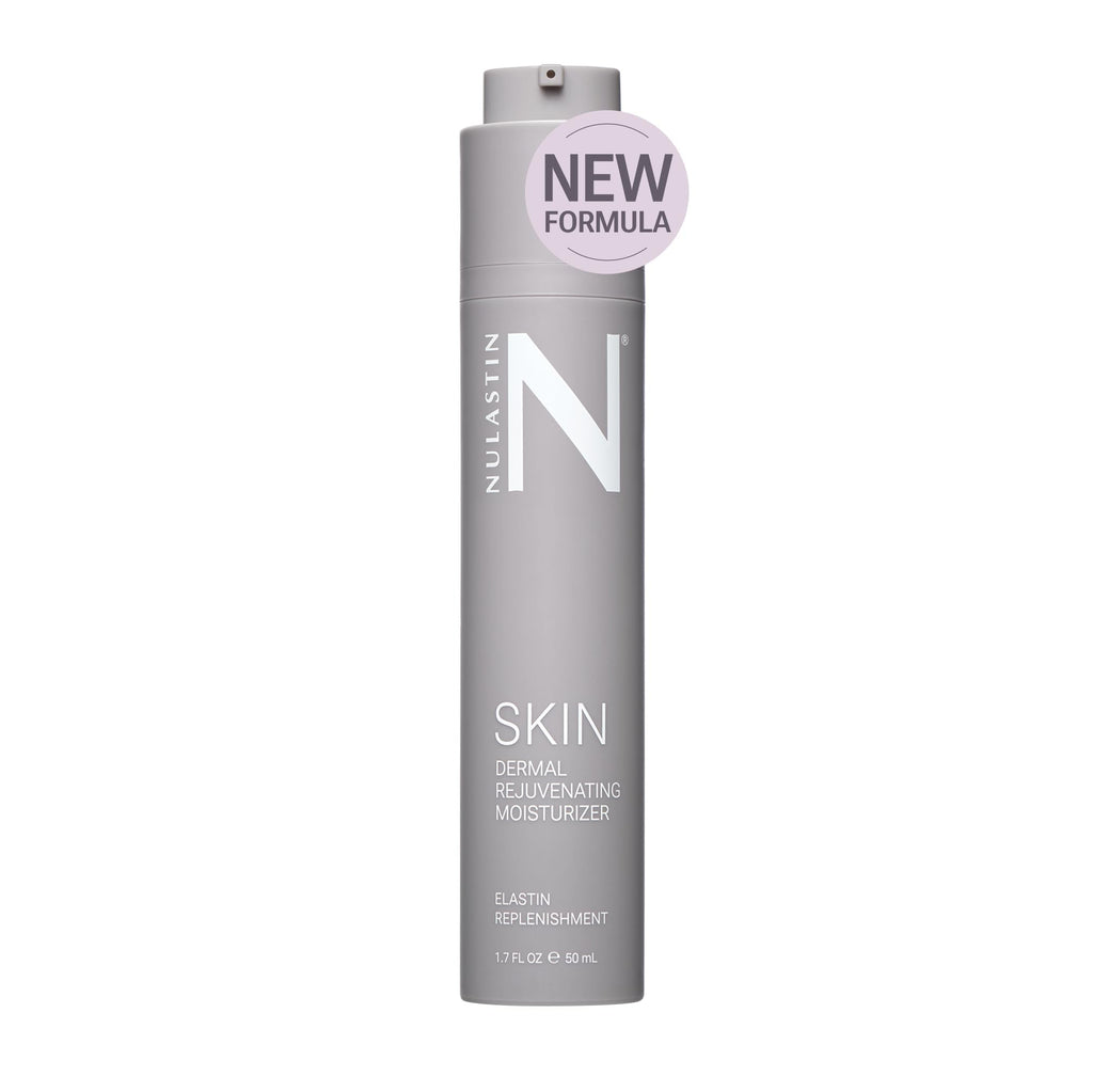 NULASTIN Dermal Rejuvenating Face Moisturizer for Women with Elastin, Peptides & Ceramides - Firming, Anti Aging Barrier Repair Cream for Dry, Mature Skin - Vegan, Silicone Free, 1.7 Fl Oz - Maple Wellness Supplements