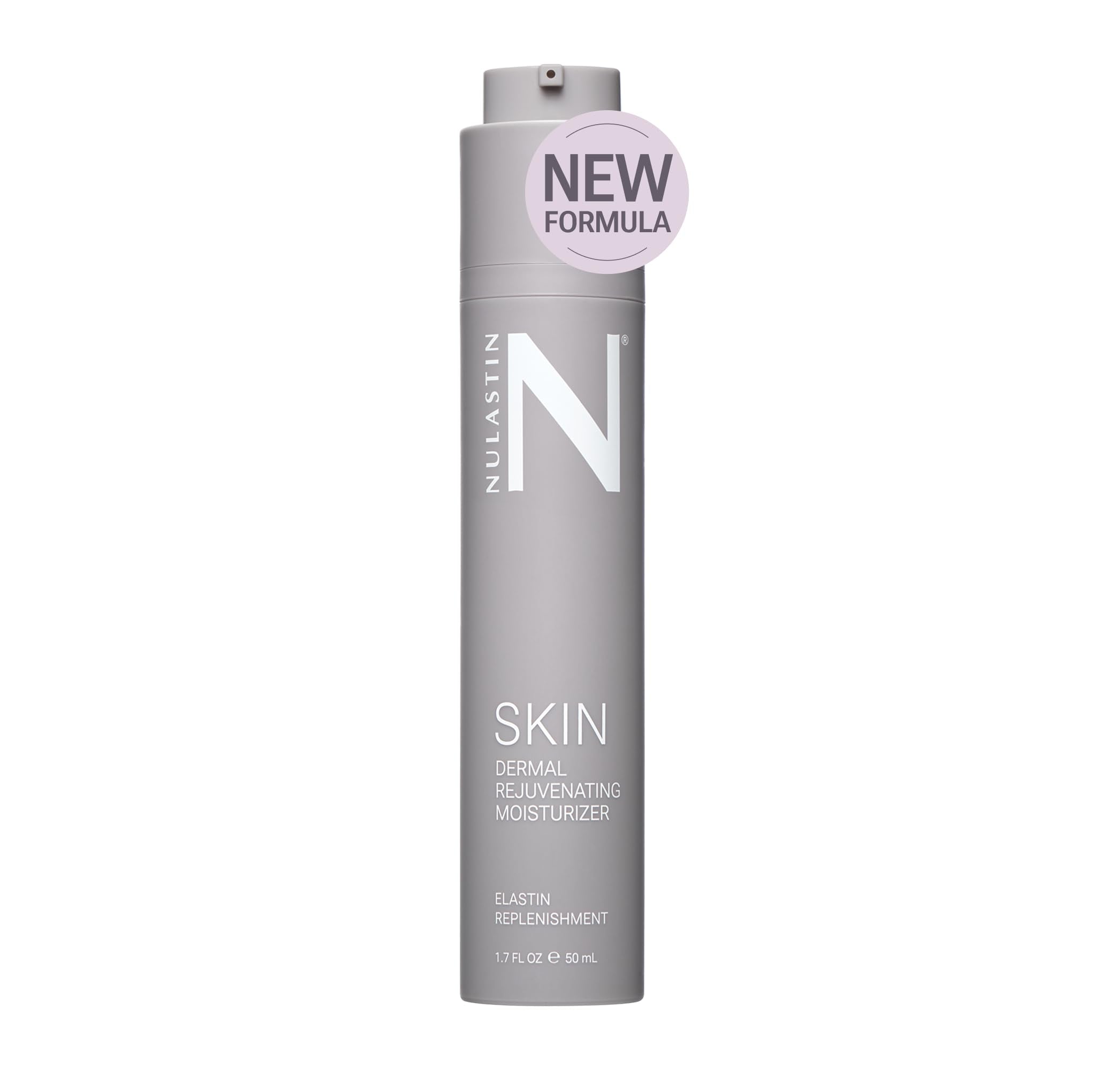 NULASTIN Dermal Rejuvenating Face Moisturizer for Women with Elastin, Peptides & Ceramides - Firming, Anti Aging Barrier Repair Cream for Dry, Mature Skin - Vegan, Silicone Free, 1.7 Fl Oz - Maple Wellness Supplements