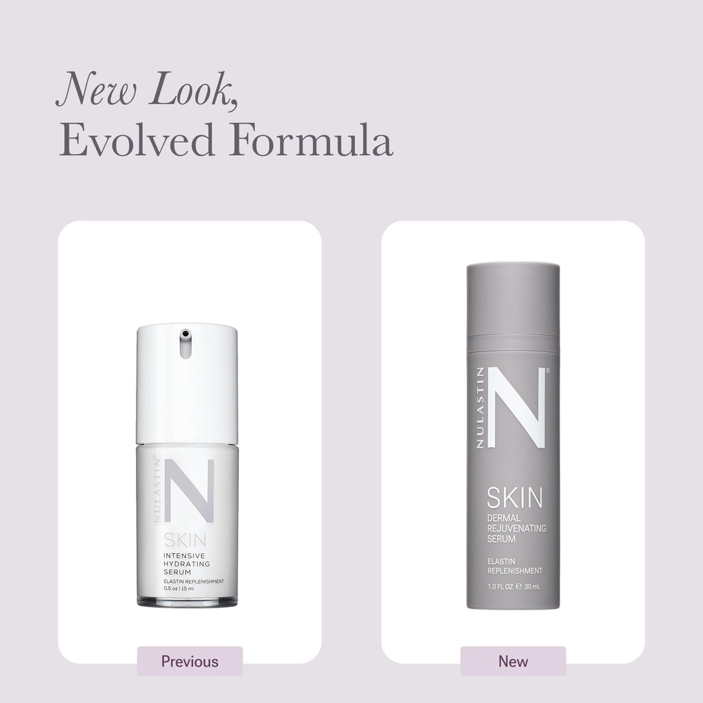 NULASTIN Dermal Rejuvenating Peptide Face Serum for Women with Elastin - Firming, Anti Aging, Barrier Repair, Plumping Hydrating Serum Sensitive & Mature Skin - Vegan, 1 Fl Oz - Maple Wellness Supplements