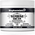 Nupharmisto Numbing Cream Maximum Strength : Long Lasting Numbing Cream with 5X Numbing - Emu Oil and Arnica 30 ml / 1 fl oz - TrustMedUSA