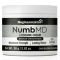 Nupharmisto Numbing Cream Maximum Strength : Long Lasting Numbing Cream with 5X Numbing - Emu Oil and Arnica 80 g / 2.82 oz - TrustMedUSA