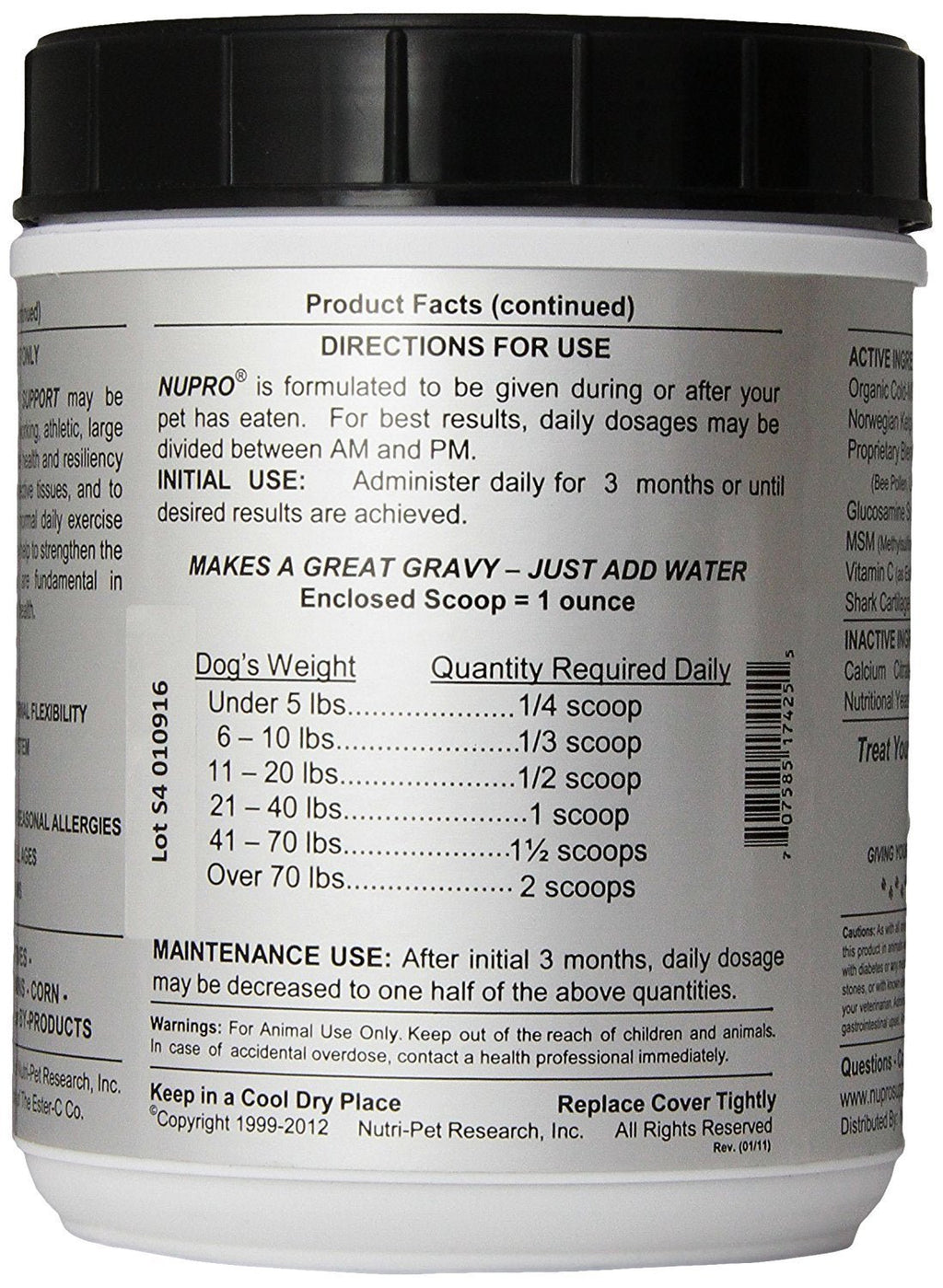 Nupro Joint and Immunity Supplement, 30-Ounce - TrustMedUSA
