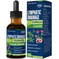 Nurbetoxa Cleavers Lymphatic Drainage Drops for Lymph System Detox Cleanse, Lymphedema Support Supplement Formula w/Echinacea, Cat’s Claw, Red Clover Extract Tincture, Use with Lymph Massage Tool. 2oz - Maple Wellness Supplements