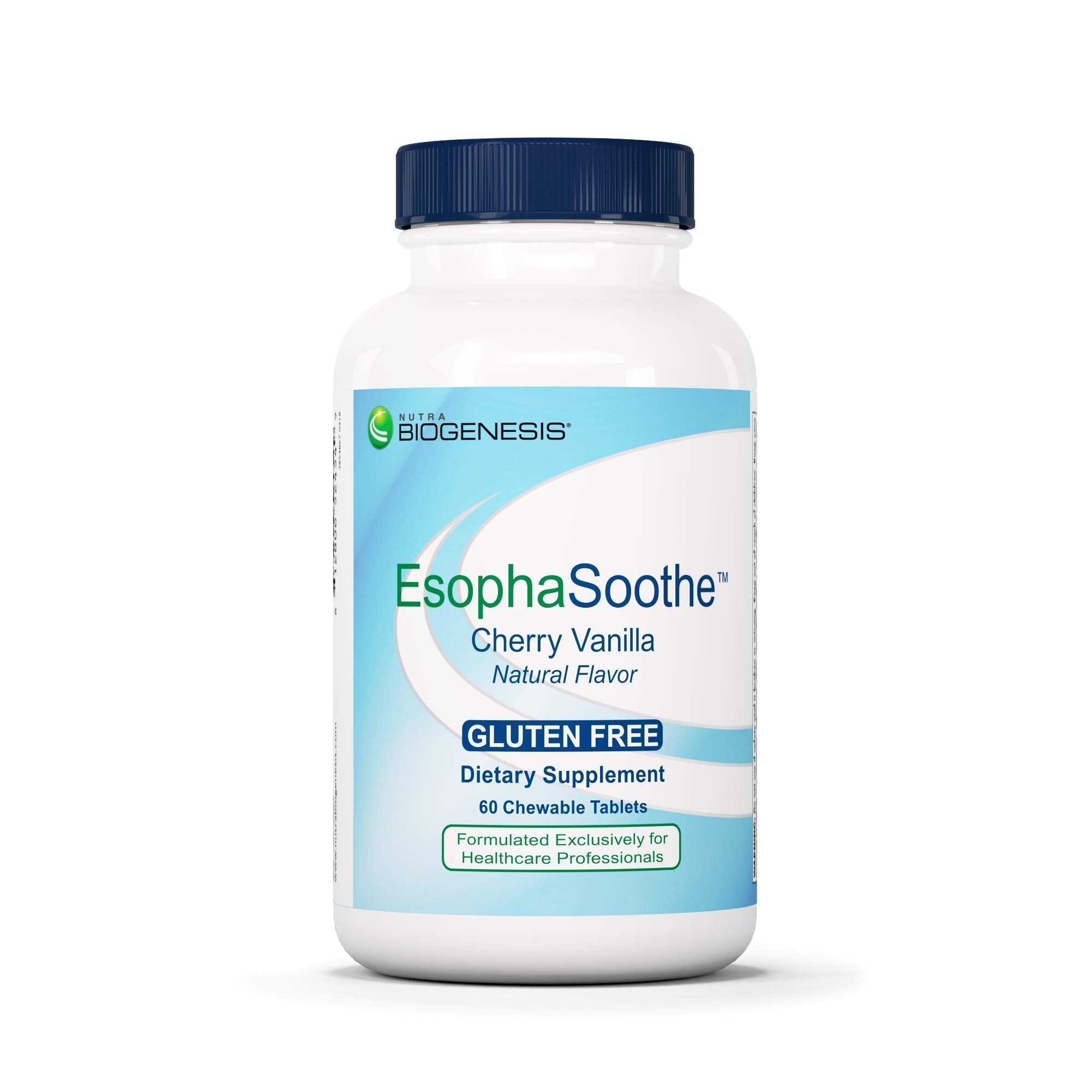 Nutra Biogenesis EsophaSoothe - Chewable Esophogeal Support with Magnesium, Potassium & Calcium for Men & Women - 60 Tablet Chews - TrustMedUSA