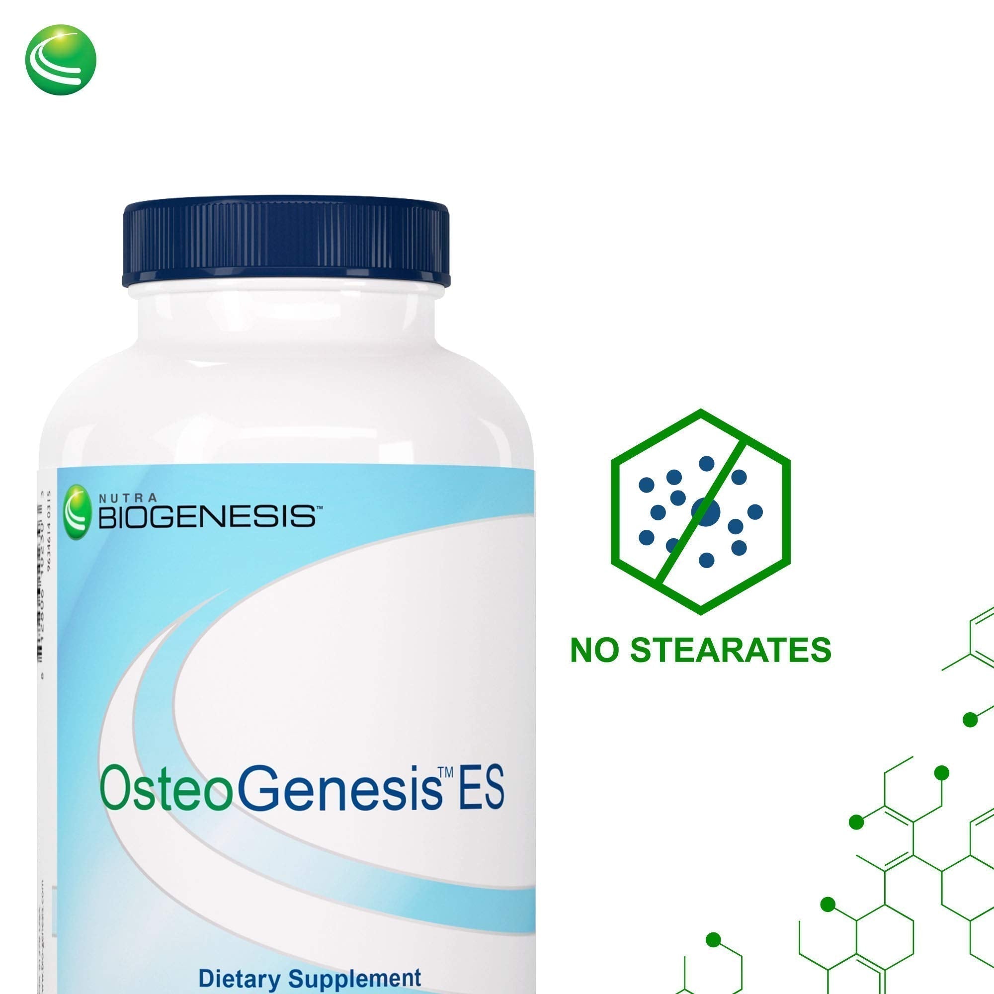 Nutra Biogenesis Osteogenesis - Bone Health Supplements for Women & Men, Vitamin D3 K2 & Calcium for Bone Density & Healing, Minerals Zinc, Magnesium & Boron - 240 Veggie Capsules - TrustMedUSA