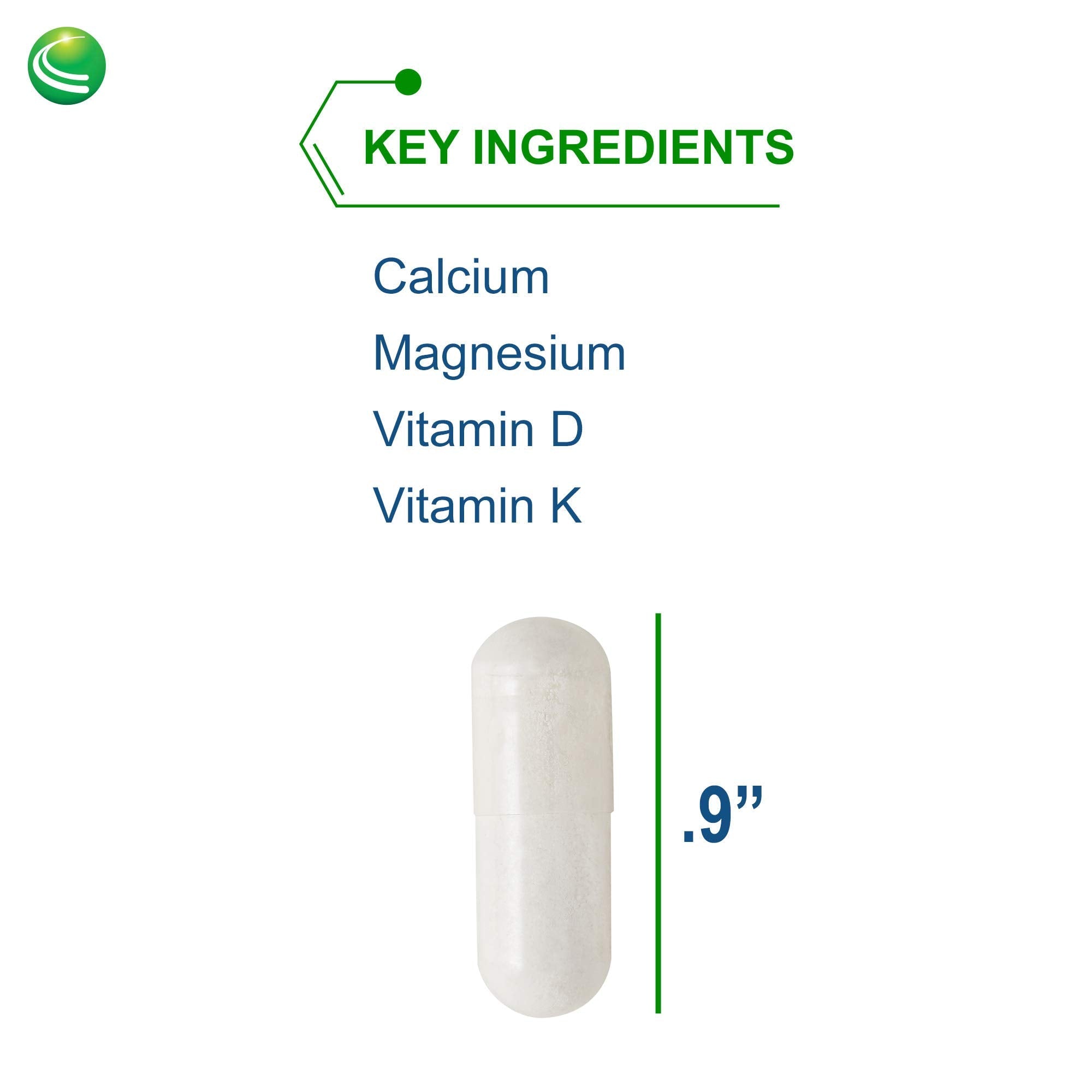 Nutra Biogenesis Osteogenesis - Bone Health Supplements for Women & Men, Vitamin D3 K2 & Calcium for Bone Density & Healing, Minerals Zinc, Magnesium & Boron - 240 Veggie Capsules - TrustMedUSA