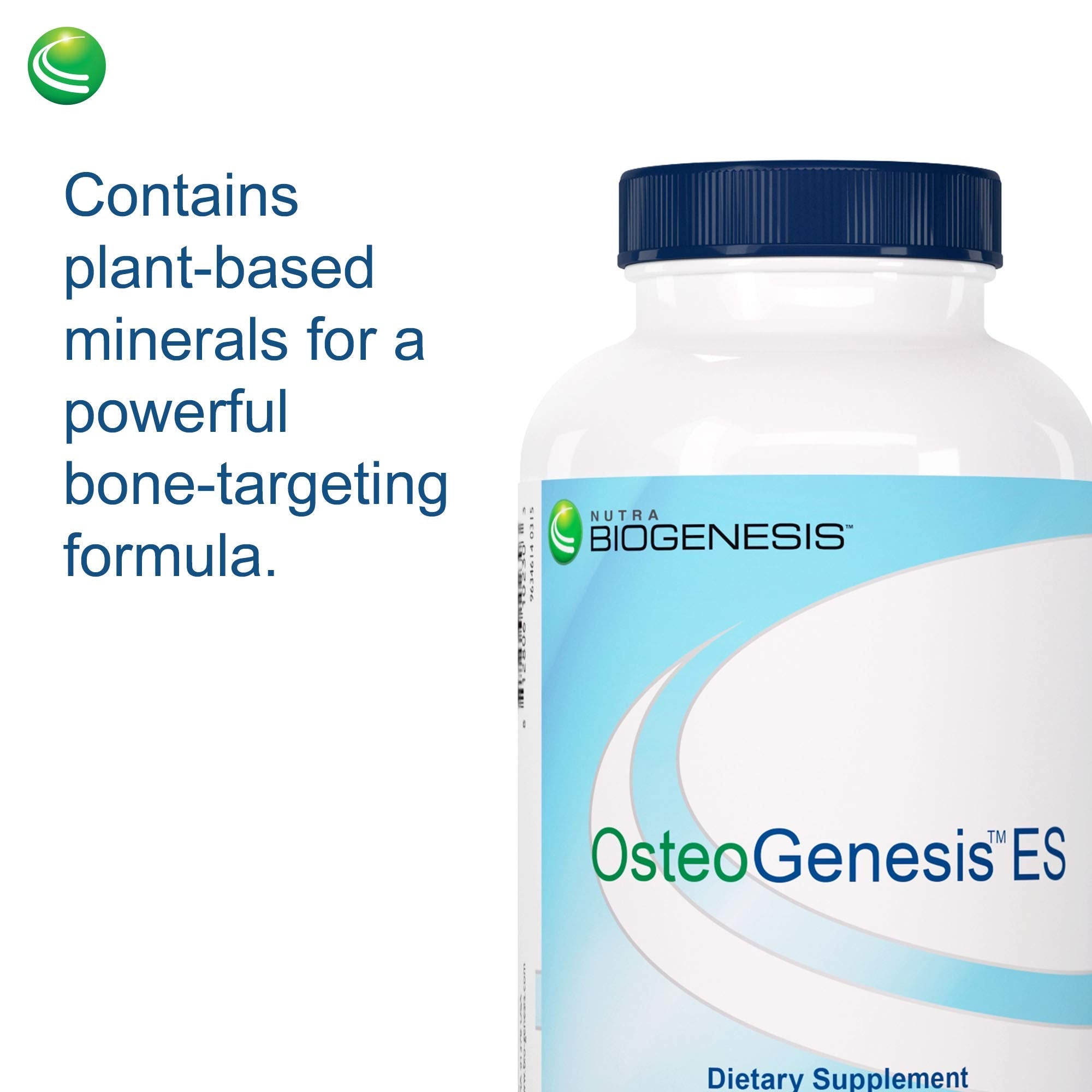 Nutra Biogenesis Osteogenesis - Bone Health Supplements for Women & Men, Vitamin D3 K2 & Calcium for Bone Density & Healing, Minerals Zinc, Magnesium & Boron - 240 Veggie Capsules - TrustMedUSA