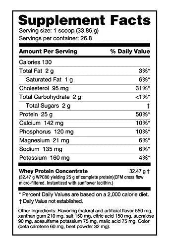 NutraBio Classic Whey Protein Powder- 25G of Protein Per Scoop - Full-Spectrum Amino - TrustMedUSA